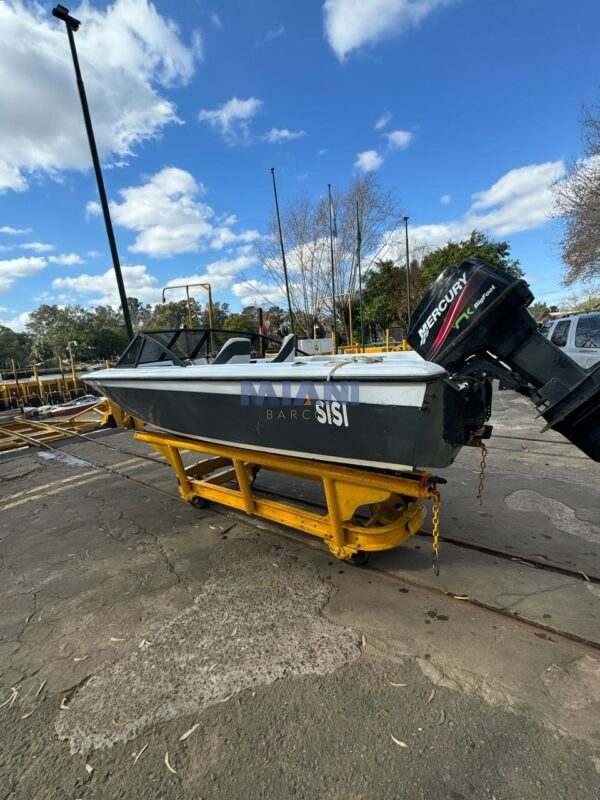 lancha Canestrari Challenger año 1988 con motor Mercury 60hp big foot 2013. Restaurada a nuevo en 2023. en venta en @mianibarcos