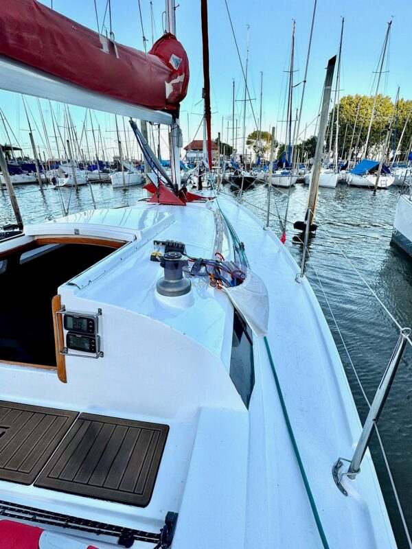 velero Albatros 950 con motor Honda 20hp 4T. en venta @mianibarcos