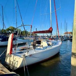 velero Albatros 950 con motor Honda 20hp 4T. en venta @mianibarcos