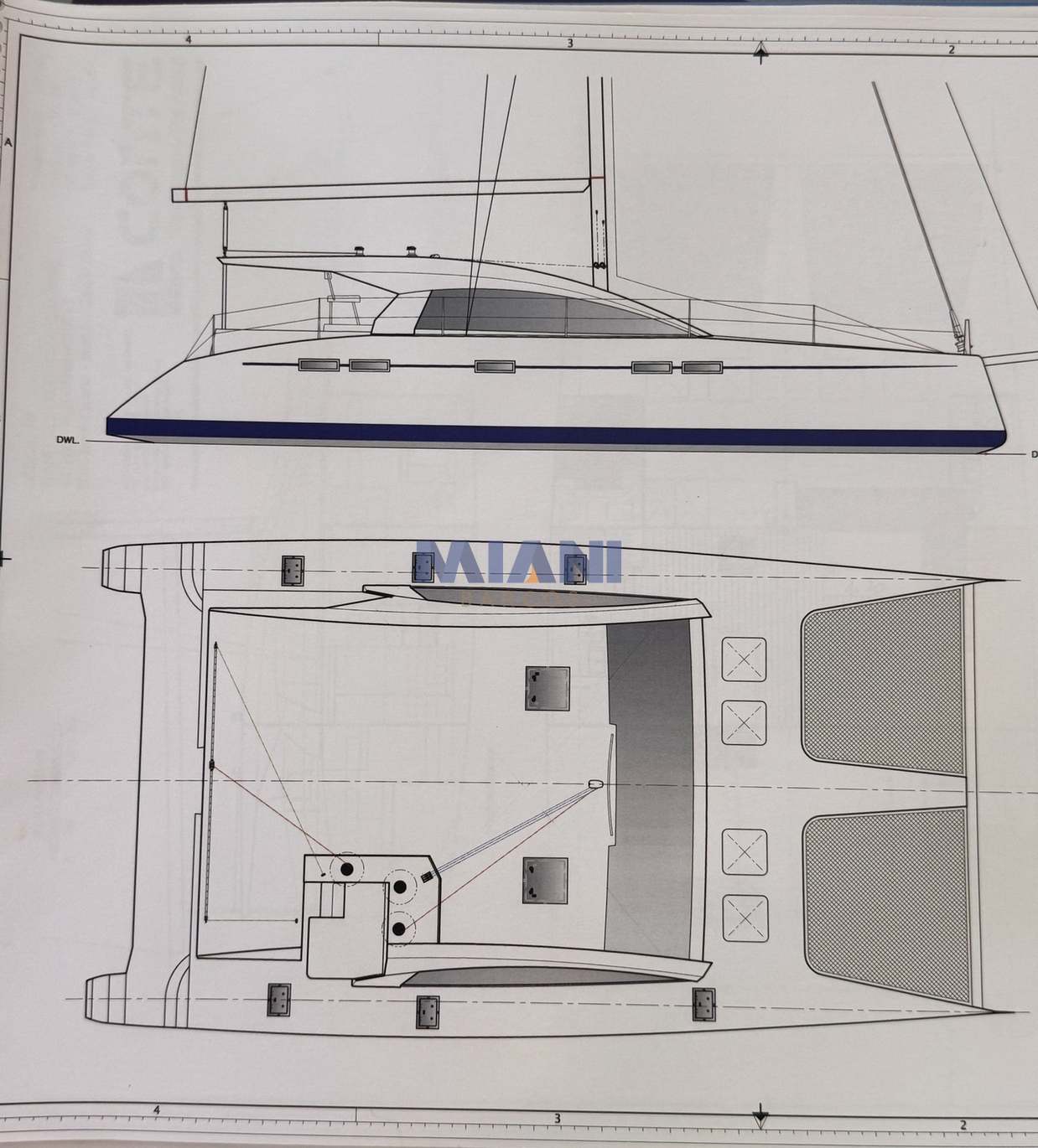 Catamaran Conte 46 Catamaran Conte 46, amarra en San Fernando. en venta @mianibarcos. plano general